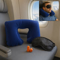 3in1 Air Travel Kit with Pillow, Ear Buds & Eye Mask