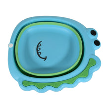 Frog Shape Foldable Baby Wash Basin, Space-Saving Lightweight Face Washing Tub (33×31cm / 1 Pc)