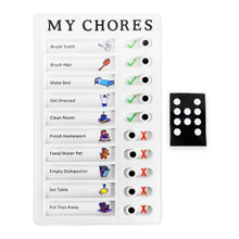 Portable My Chores Home Note Board Management Planning Memo Boards Reminding Time. (Size :- 20x12Cm)