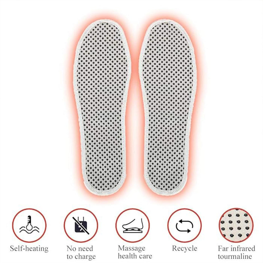 Self-Heating Magnetic Insoles for Men & Women – Warm Tourmaline Shoe Inserts (1 Pair)