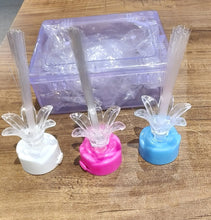 Multi-Color LED Fiber Optic Flower Night Lamps (Mix Color / 3 Pc)