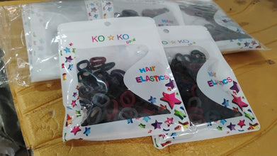 Small Hairbands Bands for Hair Rubber Bands (Pack of 100 / Multicolour), Hair accessories